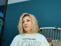 Blonde bombshell with mesmerizing blue eyes and irresistible curves. Playful, flirty, and ready to make your fantasies come alive